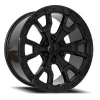 Factory Reproductions FR 99 Ford Bronco Raptor GB 17x9 +18 6x139.7mm 93.1mm Gloss Black