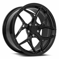 MRR Forged F10 19x8.5 38 5x120mm 66.9mm Gloss Black Left