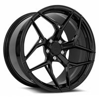 MRR Forged F10 20x11 48 5x120mm 66.9mm Gloss Black Left