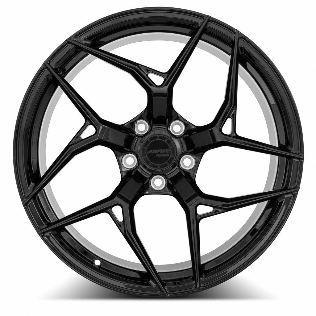 MRR Forged F10 20x11 48 5x120mm 66.9mm Gloss Black Left