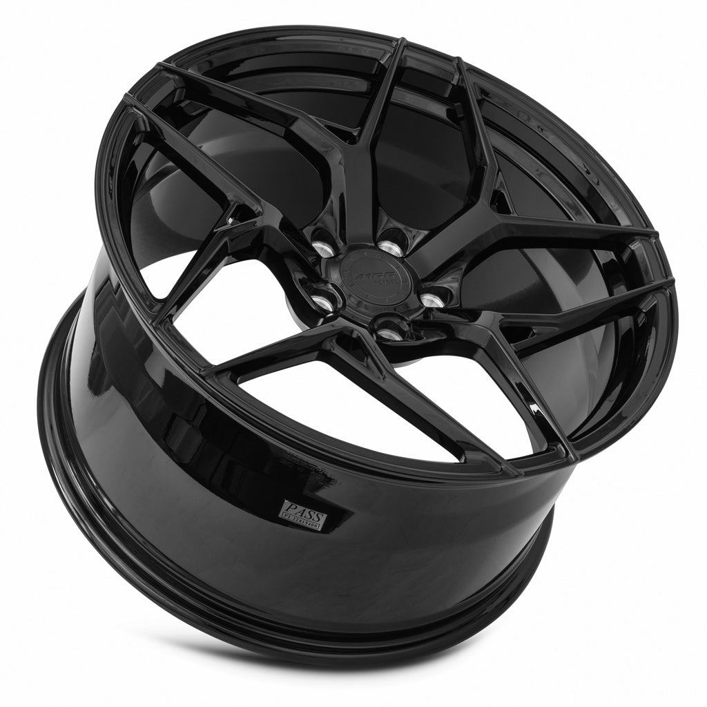 MRR Forged F10 20x11 48 5x120mm 66.9mm Gloss Black Left