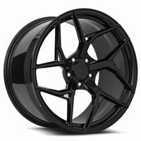 MRR Forged F10 20x11 48 5x120mm 66.9mm Gloss Black Right