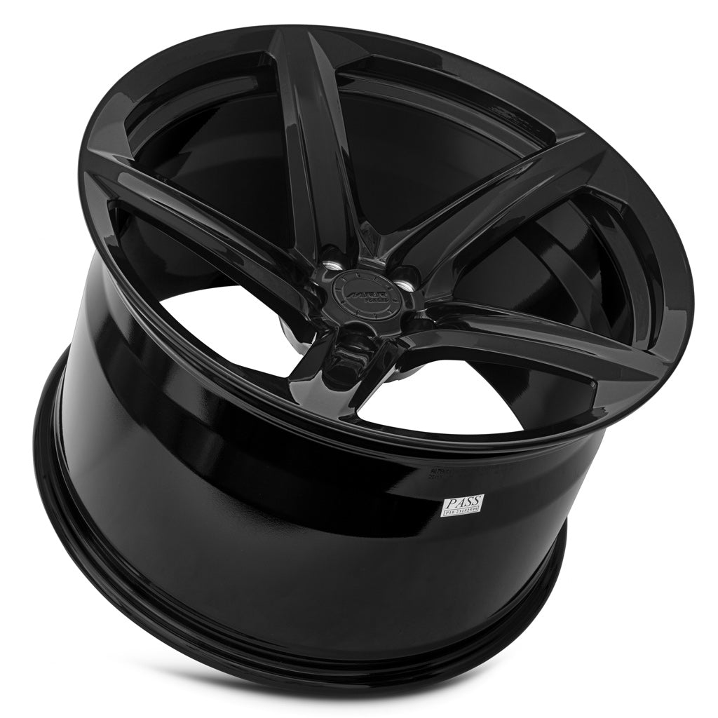 MRR Forged F23 21x13 25 5x120mm 66.9mm Gloss Black Right