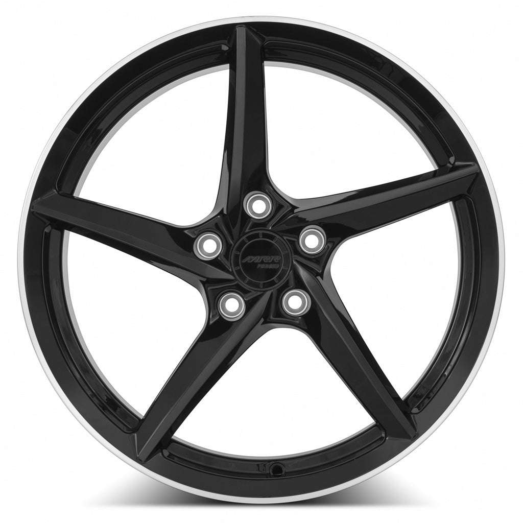 MRR Forged F25 19x8.5 38 5x120mm 66.9mm Gloss Black Left