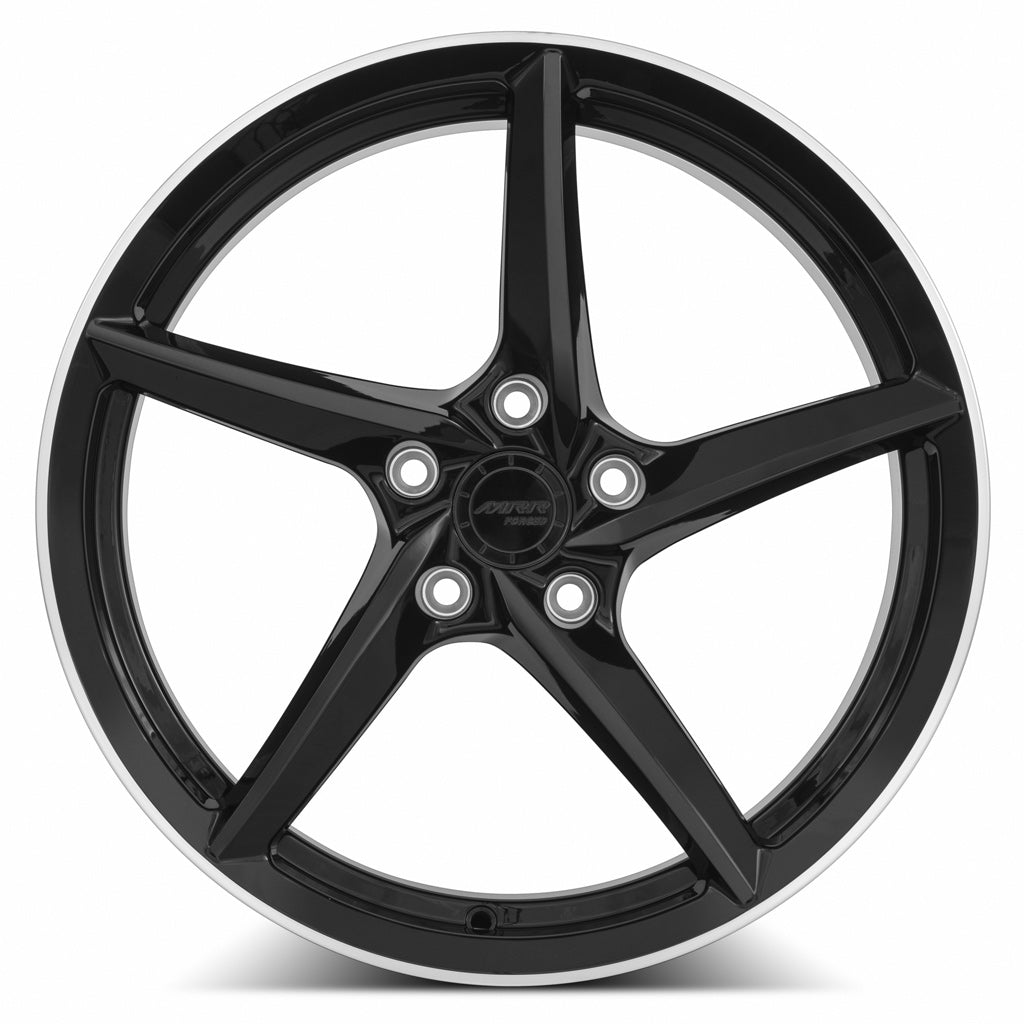 MRR Forged F25 19x8.5 38 5x120mm 66.9mm Gloss Black Right