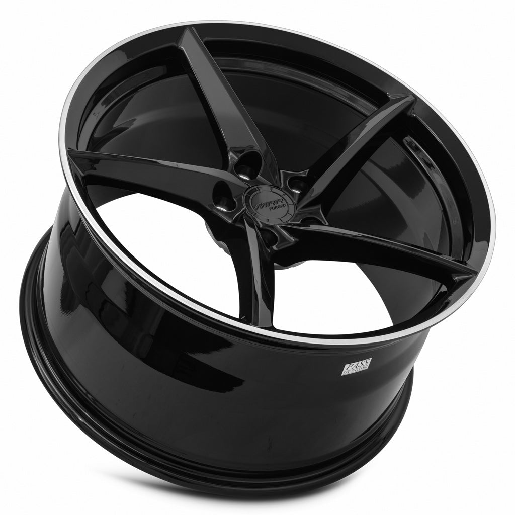 MRR Forged F25 20x11 48 5x120mm 66.9mm Gloss Black Left