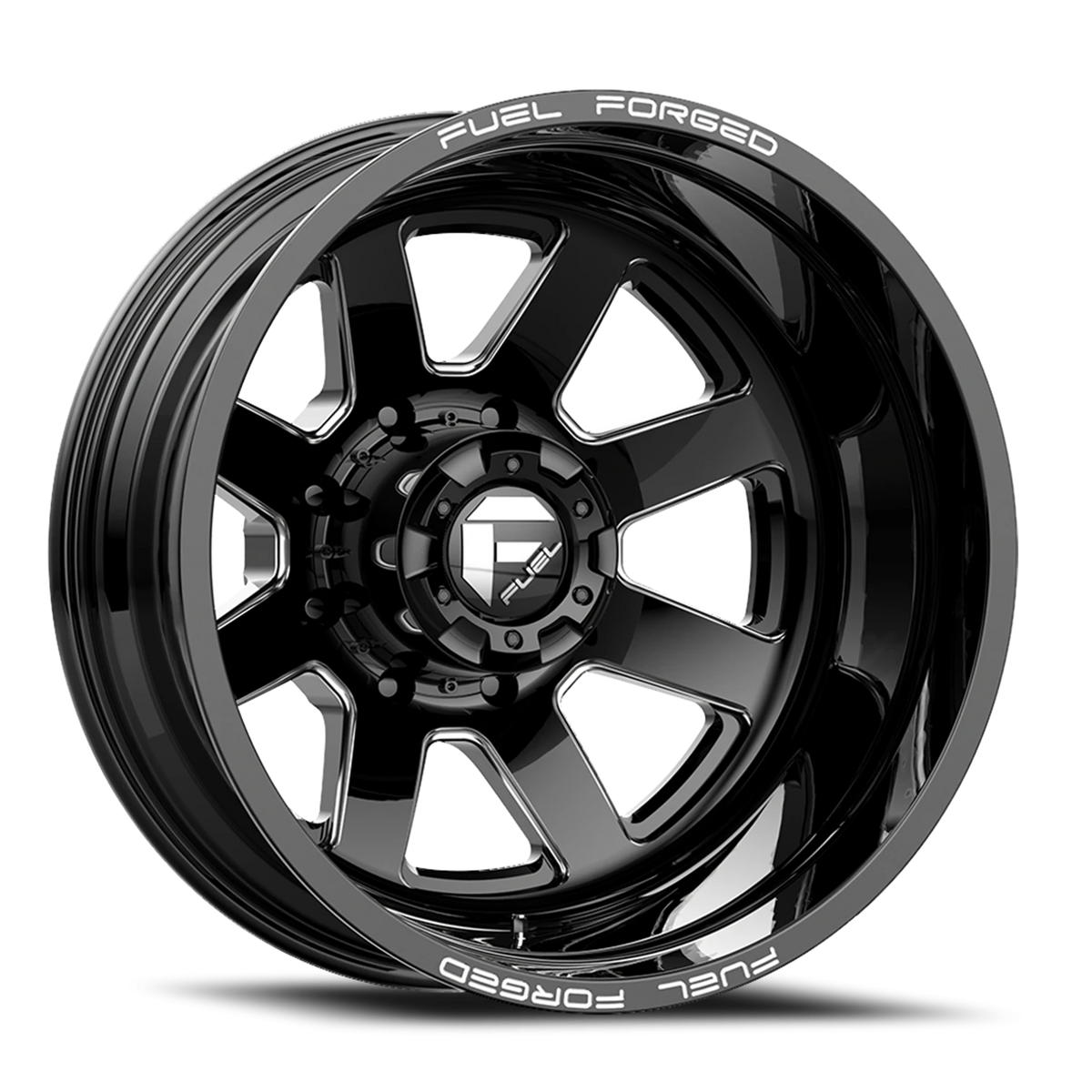 Fuel FF09D Dually 20x8.25 -202 8x200mm 142.2mm Matte Black Milled
