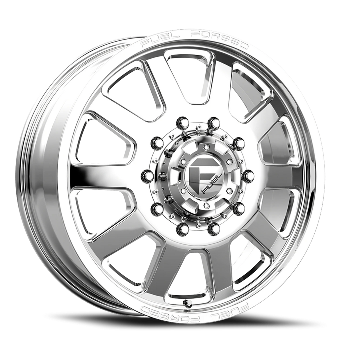 Fuel FF09D Dually 22x8.5 +105 10x225mm 170.1mm Polished