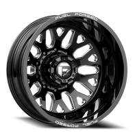Fuel FF19D Dually 24x8.25 -221 8x210mm 154.3mm Gloss Black Milled