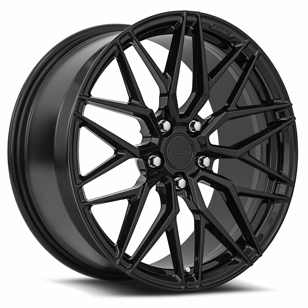 MRR Forged FG-X 19x8.5 38 5x120mm 66.9mm Gloss Black