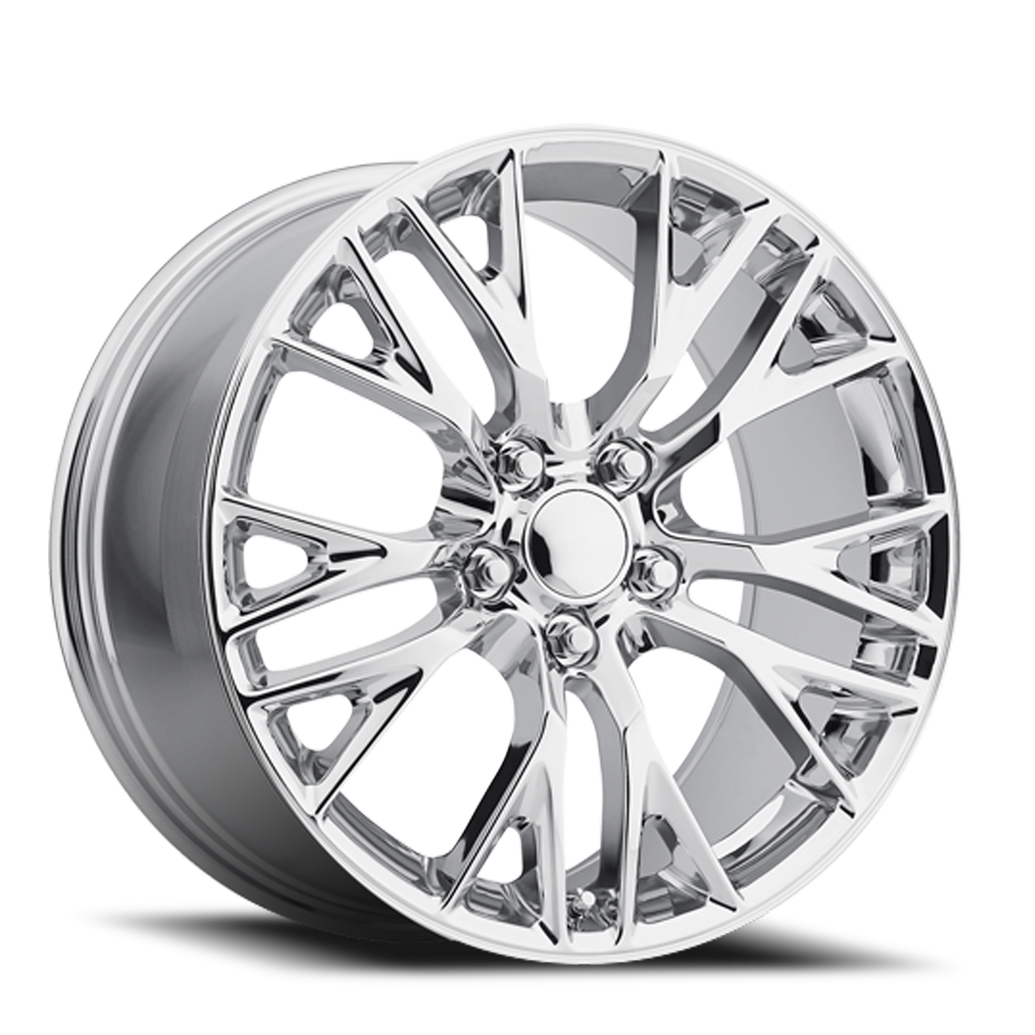 Factory Reproductions FR 22 2015 C7 Z06 Replica CH 20x10 +56 5x120.65mm 70.3mm Chrome