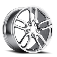 Factory Reproductions FR 26 2015 Corvette C7 Z51 Replica CH 19x8.5 +56 5x120.65mm 70.3mm Chrome