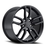 Factory Reproductions FR 26 2015 Corvette C7 Z51 Replica GB 20x10 +79 5x120.65mm 70.3mm Gloss Black