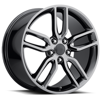 Factory Reproductions FR 26 2015 Corvette C7 Z51 Replica BC 17x8.5 +56 5x120.65mm 70.3mm PVD Black Chrome