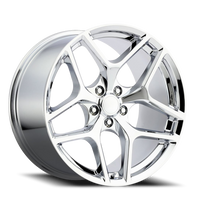 Factory Reproductions FR 27F Camaro Z28 Flow Form Replica CH 20x9 +27 5x120mm 66.9mm Chrome