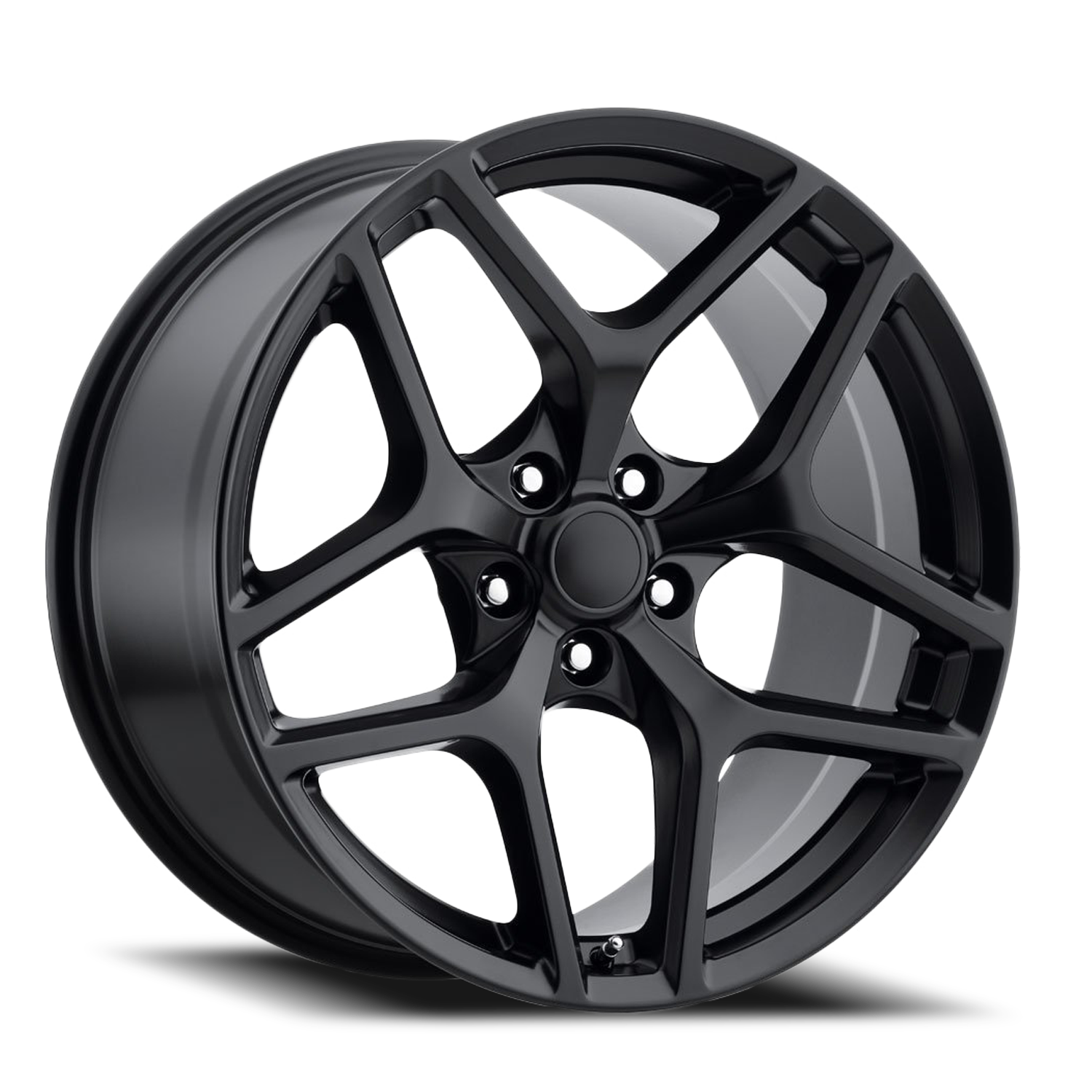Factory Reproductions FR 27 Camaro Z28 Replica SB 20x11 +43 5x120mm 66.9mm Satin Black