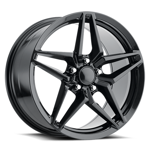 Factory Reproductions FR 29 C7 ZR1 Corvette Replica GB 19x12 +59 5x120.65mm 70.3mm Gloss Carbon Black