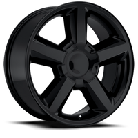 Factory Reproductions FR 31 2007 Chevrolet Tahoe Replica GB 20x8.5 +30 6x139.7mm 78.1mm Gloss Black