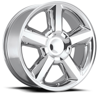 Factory Reproductions FR 31 2007 Chevrolet Tahoe Replica PO 20x8.5 +30 6x139.7mm 78.1mm Polished