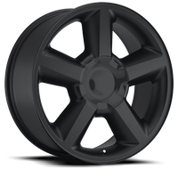 Factory Reproductions FR 31 2007 Chevrolet Tahoe Replica SB 22x9 +30 6x139.7mm 78.1mm Satin Black