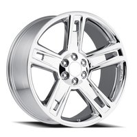 Factory Reproductions FR 34 Chevrolet Silverado Replica CH 22x9 +24 6x139.7mm 78.1mm Chrome