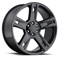 Factory Reproductions FR 34 Chevrolet Silverado Replica GB 22x9 +24 6x139.7mm 78.1mm Gloss Black