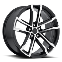 Factory Reproductions FR 41 Camaro ZL1 Replica GBM 20x10 +35 5x120mm 66.9mm Gloss Black Machined Face