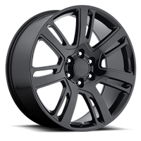 Factory Reproductions FR 48 2015 Cadillac Escalade Replica GB 24x10 +31 6x139.7mm 78.1mm Gloss Black