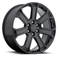 Factory Reproductions FR 49 2015 GMC Yukon Denali Replica GB 22x9 +31 6x139.7mm 78.1mm Gloss Black