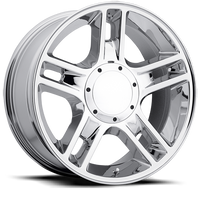 Factory Reproductions FR 51 2000 F-150 Harley Replica CH 22x9.5 +14 10x135/10x139.7mm 87mm Chrome