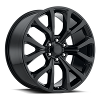 Factory Reproductions FR 52 Ford Expedition Platinum Replica GB 22x9.5 +44 6x135mm 87.1mm Gloss Black