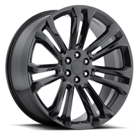 Factory Reproductions FR 55 GMC Split Spoke Replica GB 24x10 +31 6x139.7mm 78.1mm Gloss Black