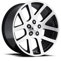 Factory Reproductions FR 60 Ram Truck SRT10 Replica GBM 20x9 +25.4 5x139.7mm 77.8mm Gloss Black Machined Face