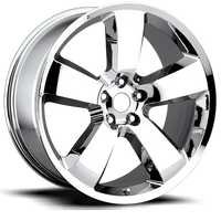 Factory Reproductions FR 61 Dodge Charger SRT8 Replica CH 20x9 +20 5x115mm 71.5mm Chrome