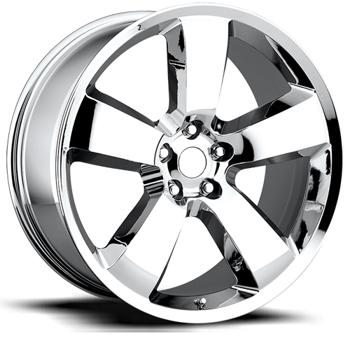 Factory Reproductions FR 61 Dodge Charger SRT8 Replica CH 20x9 +20 5x115mm 71.5mm Chrome