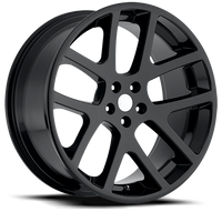 Factory Reproductions FR 64 LX Viper GB 20x10 +18 5x115mm 71.5mm Gloss Black