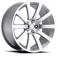 Factory Reproductions FR 65 Chrysler 300C SRT8 Replica SL 22x9 +18 5x115mm 71.5mm Gloss Silver Machined Face