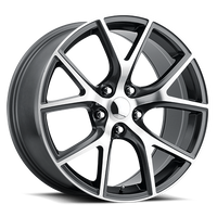 Factory Reproductions FR 75 Jeep Trackhawk Replica GY 20x10 +50 5x127mm 71.5mm Gloss Grey Machined Face
