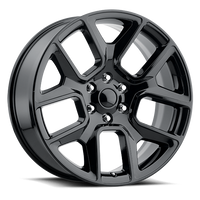 Factory Reproductions FR 76 Ram Truck 1500 GB 24x10 +15 6x139.7mm 77.8mm Gloss Black