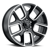 Factory Reproductions FR 76 Ram Truck 1500 SBM 22x9 +15 6x139.7mm 77.8mm Satin Black Machined Face