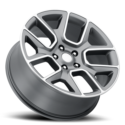 Factory Reproductions FR 76 Ram Truck 1500 GY 22x9 +15 5x139.7mm 77.8mm Satin Grey Machined Face