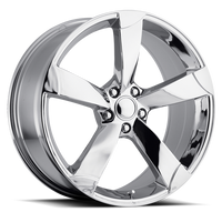 Factory Reproductions FR 85 Audi AU5 Replica CH 20x9 +40 5x112mm 66.6mm Chrome