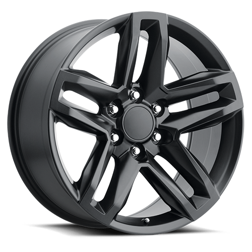 Factory Reproductions FR 94 Cheverolet Silverado Z71 Split 5 Replica SB 22x9 +15 5x139.7mm 78.1mm Satin Black