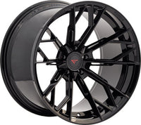 Ferrada Wheels Forge-8 FR11 Obsidian Black 22x10.5 5x112 ET28 66.56 Deep Concavity