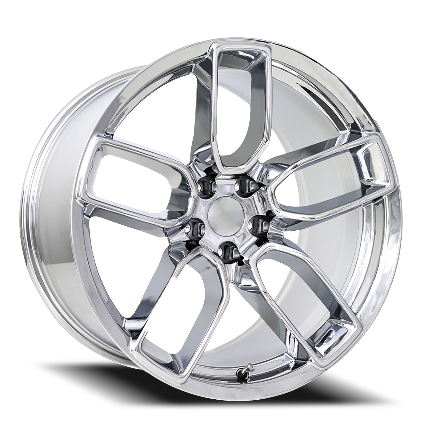 Factory Reproductions FR 74 Dodge Widebody Replica CH 20x10.5 -9 5x115mm 71.5mm Chrome