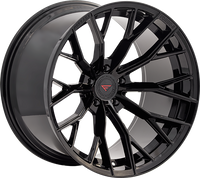 Ferrada Wheels Froge-8 FR9 Obsidian Black 20x12 Blank ET20-55 66.56 Deep Concavity