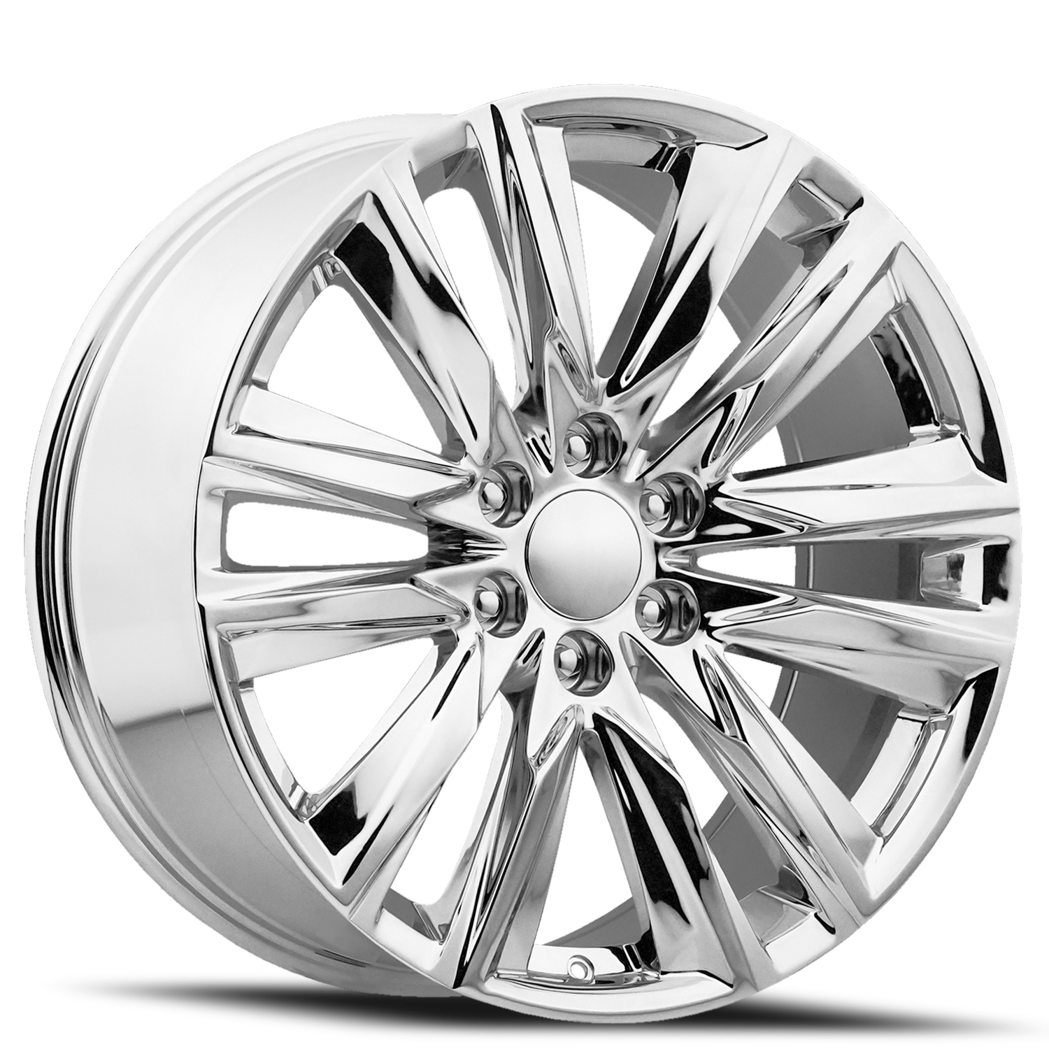 Factory Reproductions FR 90 2022 Escalade Sport Replica CH 22x9 +28 6x139.7mm 78.1mm Chrome