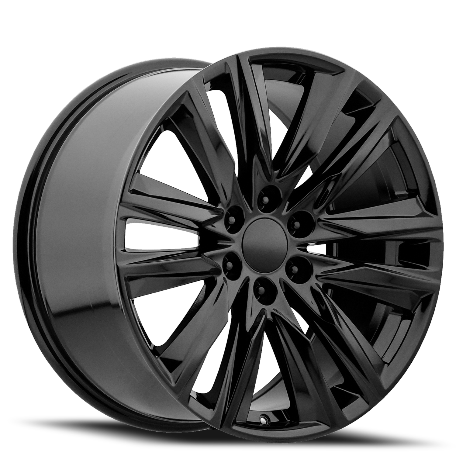 Factory Reproductions FR 90 2023 Escalade Sport Replica GB 22x9 +28 6x139.7mm 78.1mm Gloss Black