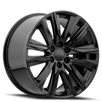 Factory Reproductions FR 90 2023 Escalade Sport Replica GB 22x9 +28 6x139.7mm 78.1mm Gloss Black