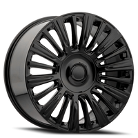 Factory Reproductions FR 91 2021 Escalade Platinum Replica GB 22x9 +28 6x139.7mm 78.1mm Gloss Black